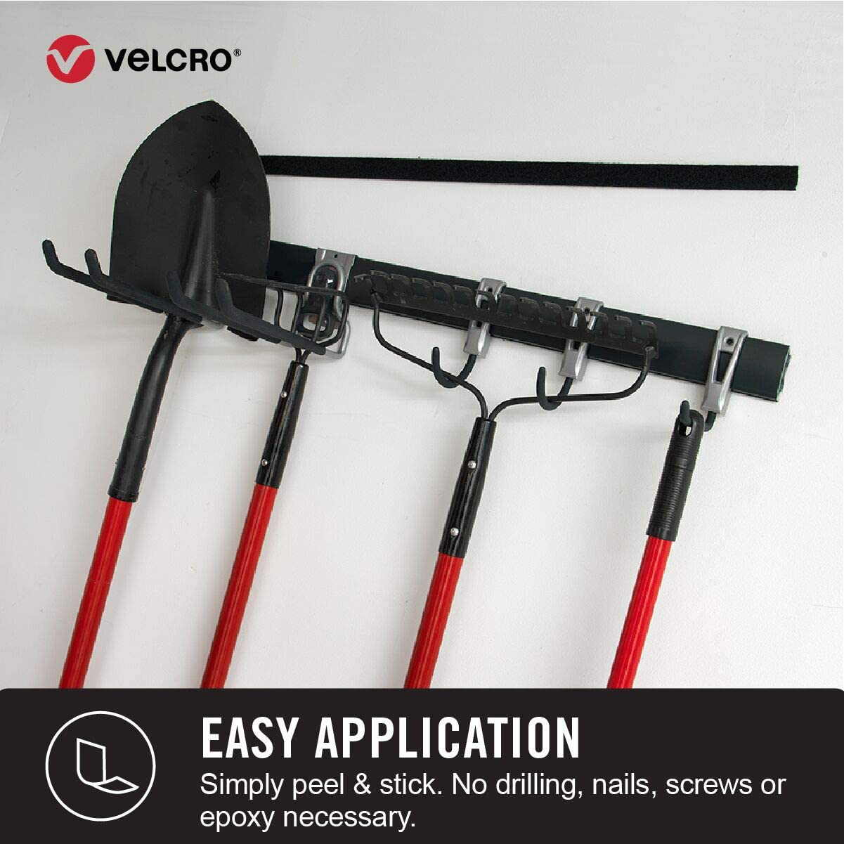 VELCRO Brand Industrial Fasteners Stick-On Adhesive | Professional Grade Heavy Duty Strength | Indoor Outdoor Use