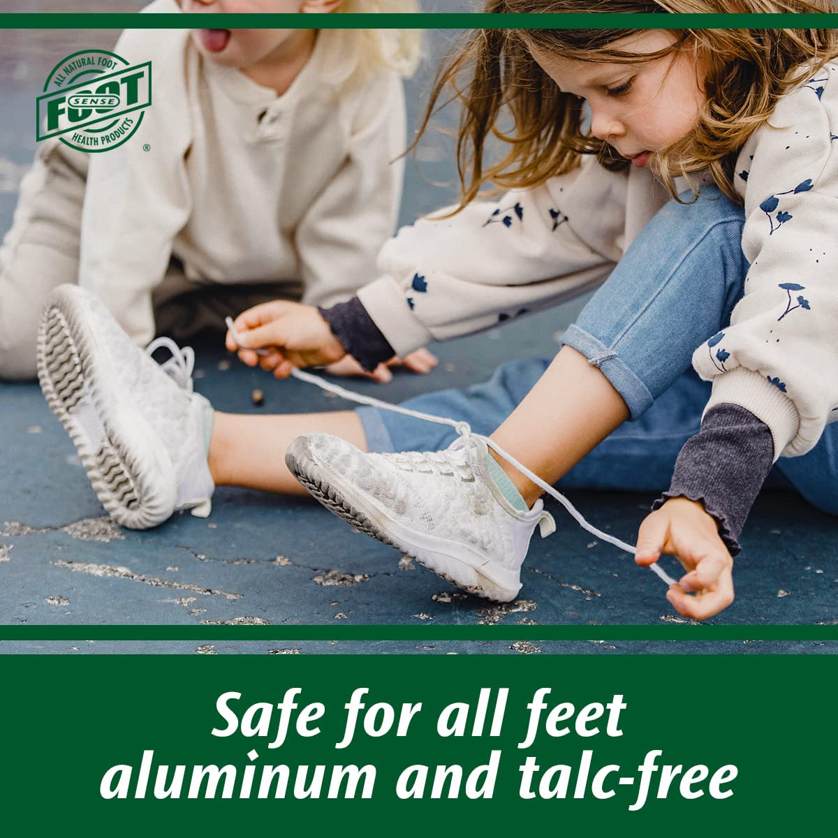 Natural Foot and Shoe Odor Eliminator – Talc-Free Shoe Deodorizer and Body Powder Neutralizes Smelly Odors – Long-Lasting, Fast-Acting Foot Powder for Kids and Adults – Usa-Made by Foot Sense, 3.5 Oz.