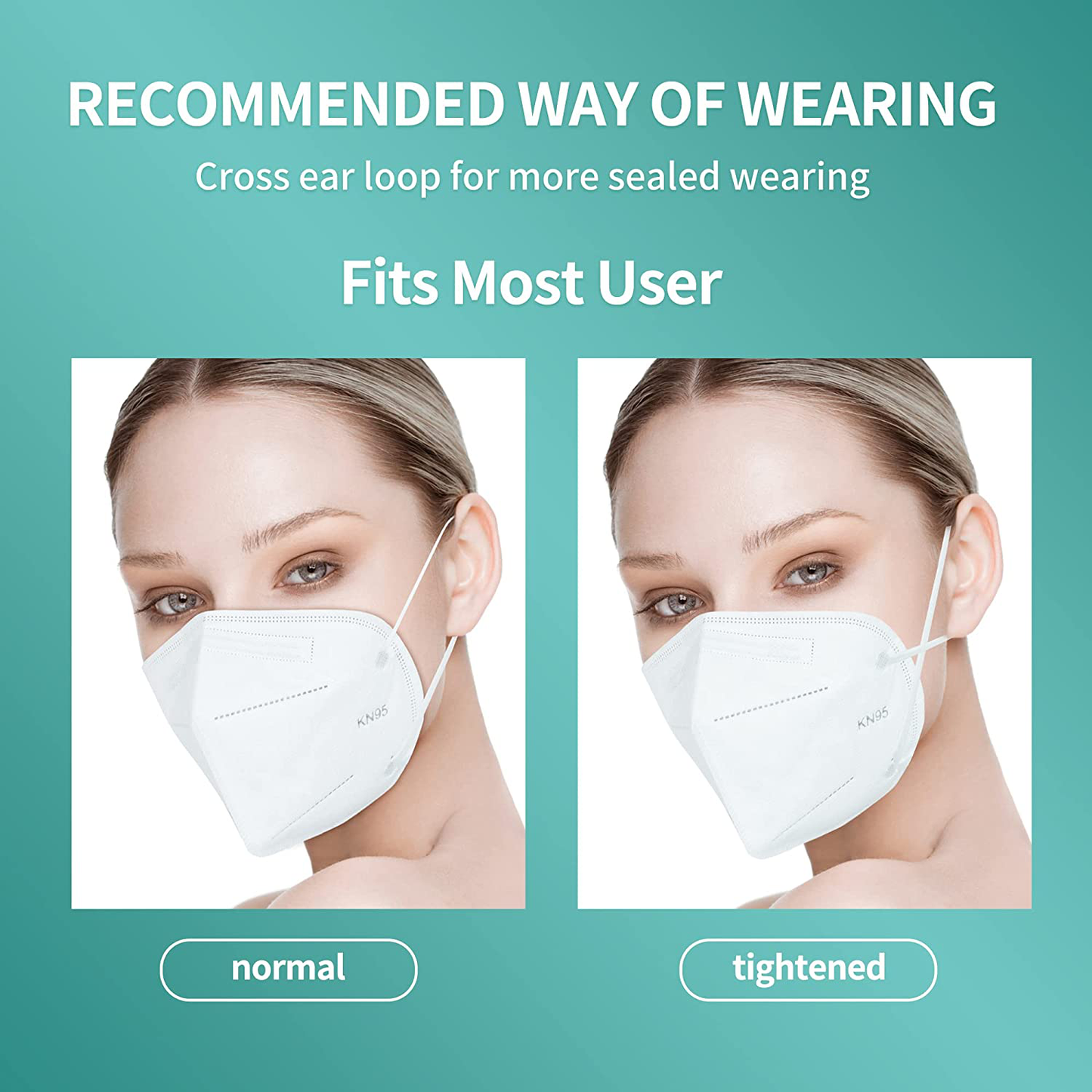 20 Pack Certified KN95 Face Mask - 5-Layer Protective Face Mask, White