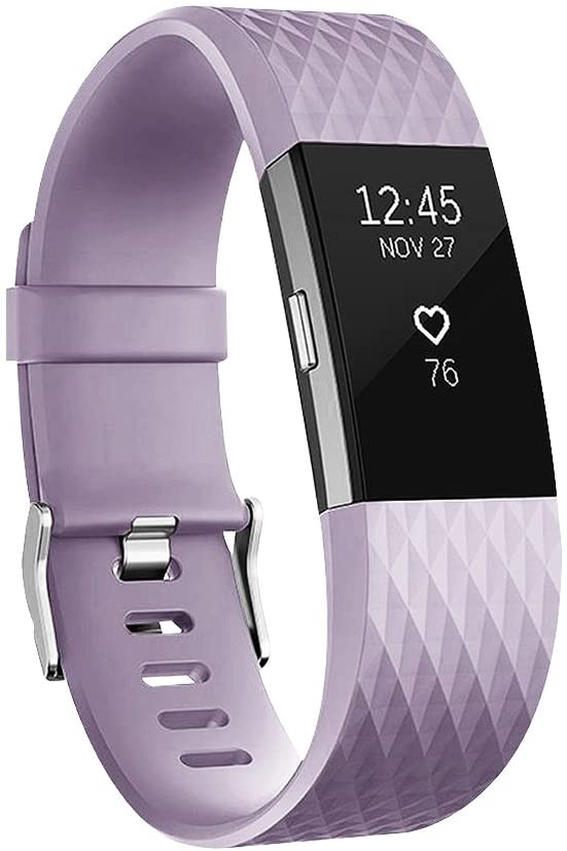 Replacement Bands Compatible for Fitbit Charge 2, Classic & Special Edition Adjustable Sport Wristbands