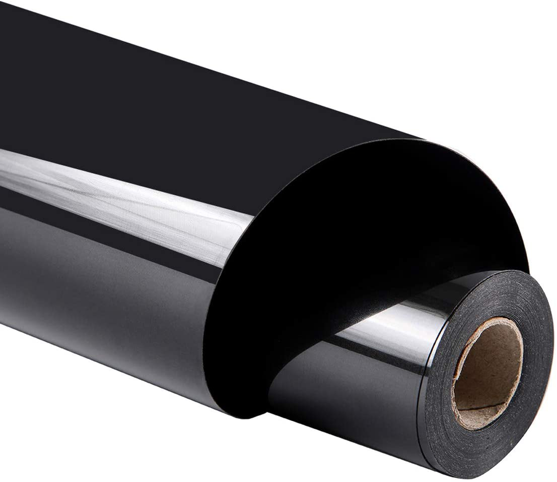 Adhesive Heat Transfer Vinyl for T-Shirts 12" x 8ft Roll Glossy