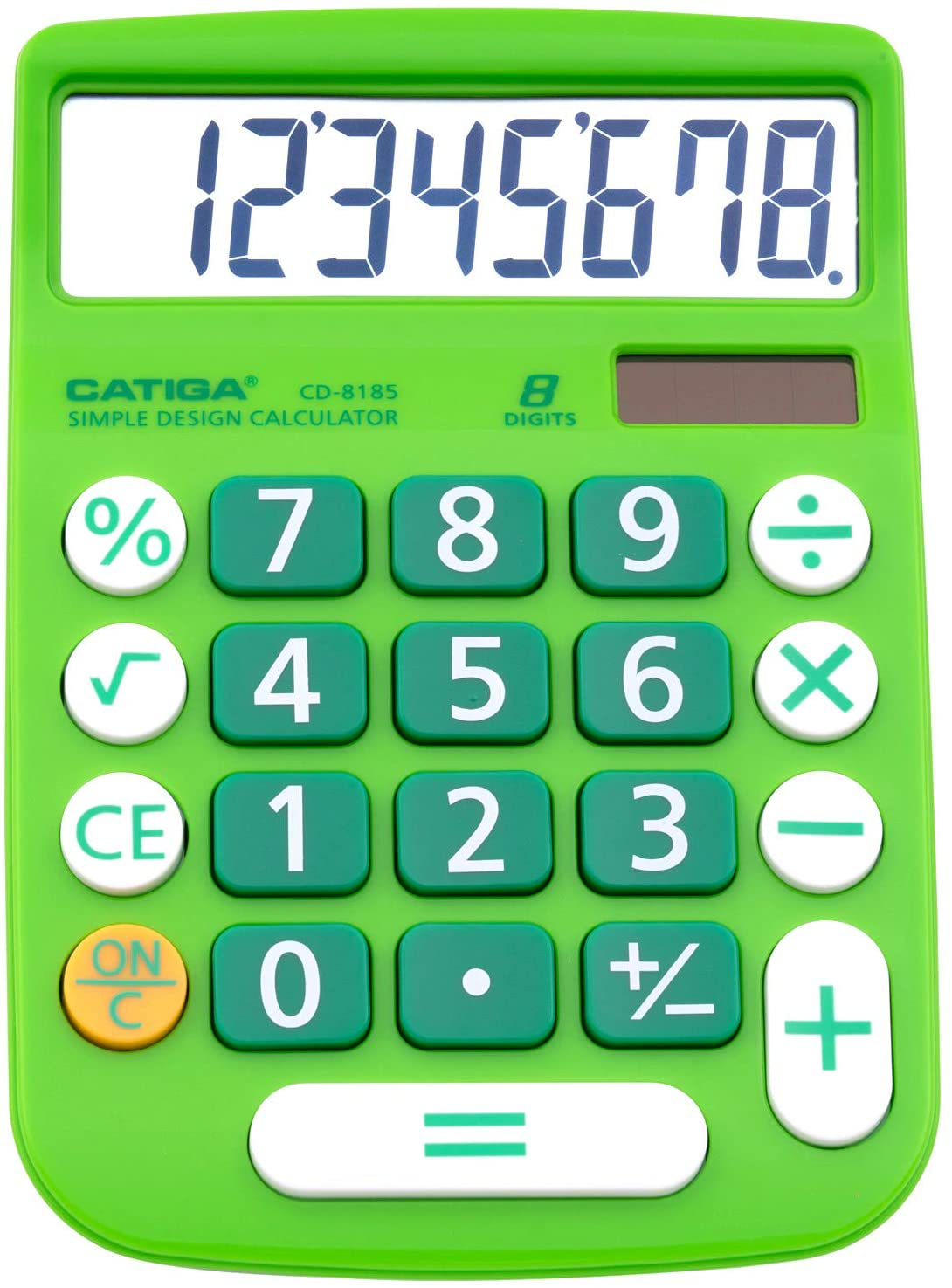 CATIGA CD-8185 Office and Home Style Calculator - 8-Digit LCD Display - Suitable for Desk and On The Move use. (Blue)