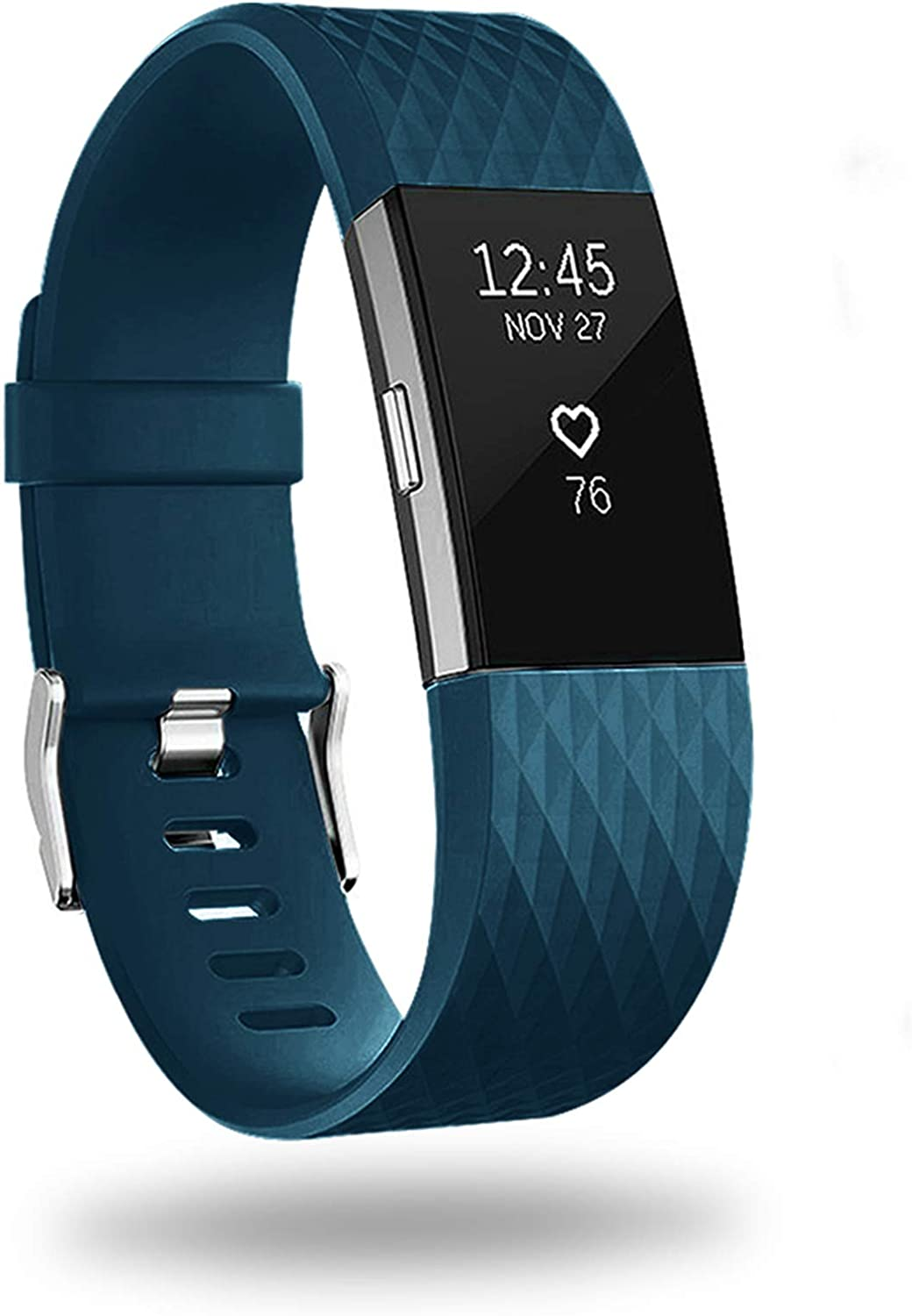 Replacement Bands Compatible for Fitbit Charge 2, Classic & Special Edition Adjustable Sport Wristbands