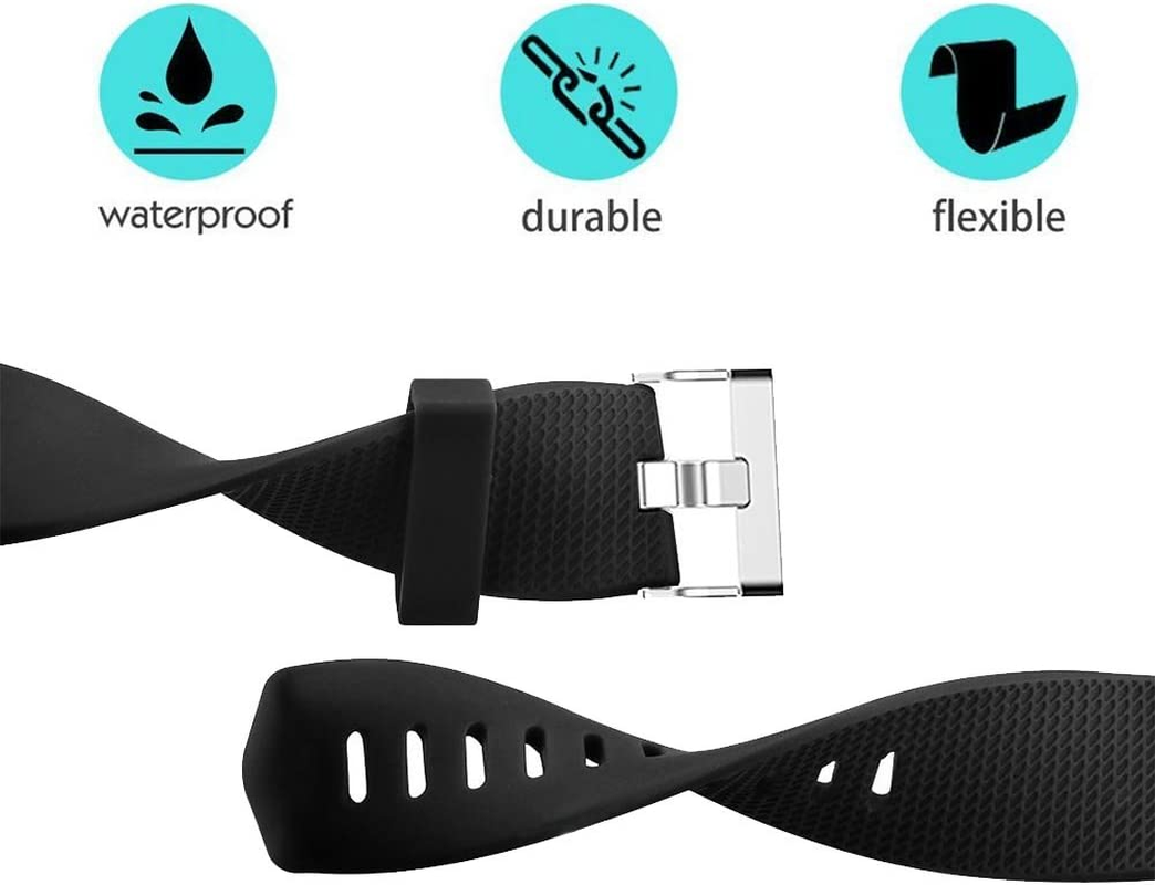 Replacement Bands Compatible for Fitbit Charge 2, Classic & Special Edition Adjustable Sport Wristbands