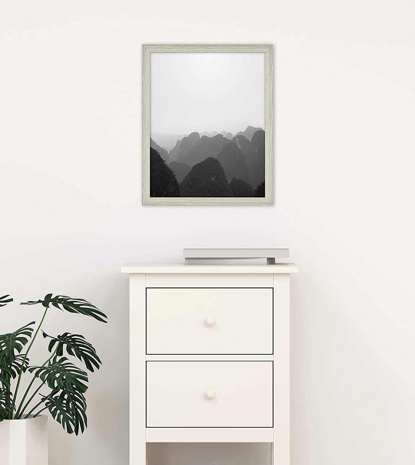 MCS Industries Studio Gallery Frames, 16x20 in, Gray Woodgrain