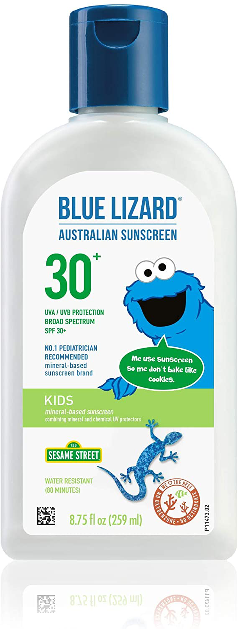 Blue Lizard Kids Mineral Sunscreen Stick with Zinc Oxide, SPF 50+, Water Resistant, UVA/UVB Protection - Easy to Apply, Fragrance Free.5 oz
