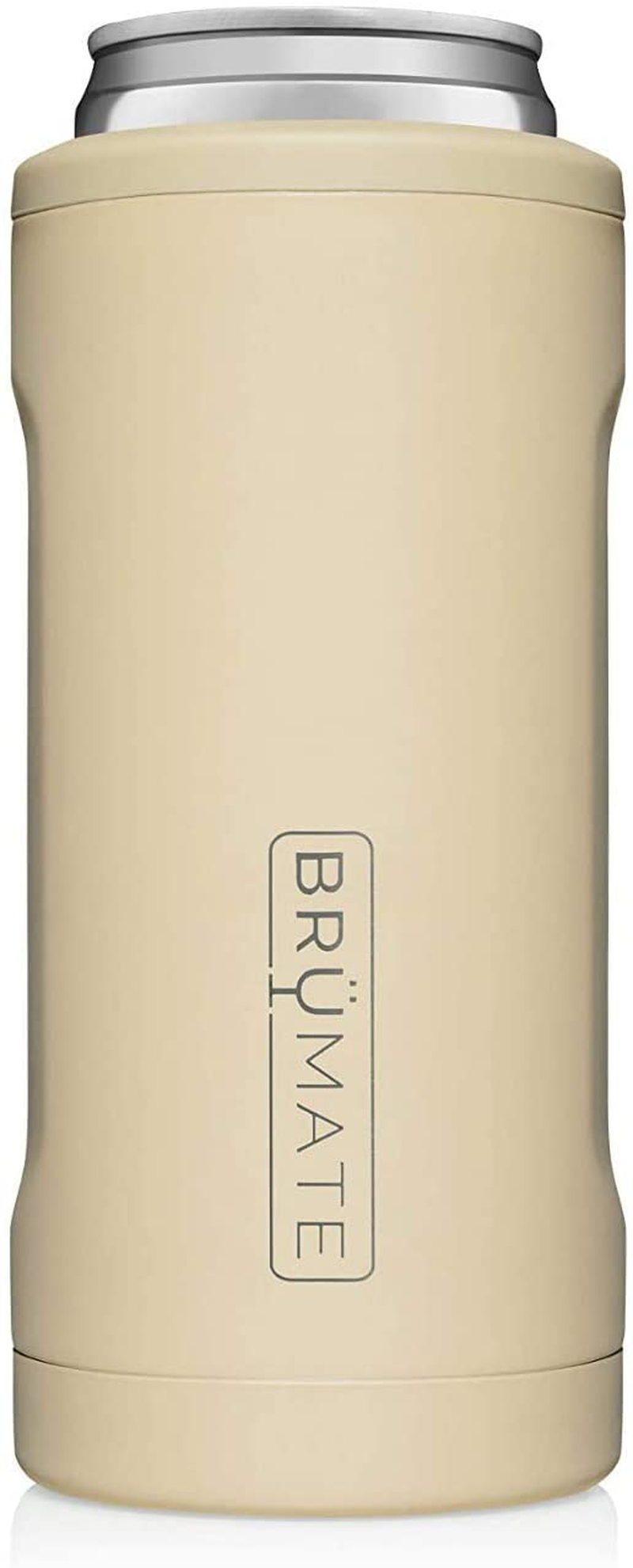 BrüMate Hopsulator Slim Double-walled Stainless Steel Insulated Can Cooler for 12 Oz Slim Cans