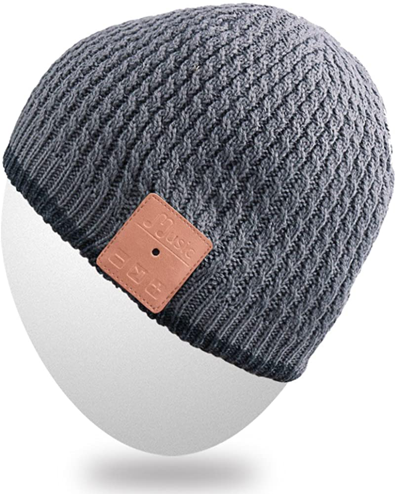 Rotibox Bluetooth Beanie Hat Wireless Headphone for Outdoor Sports Xmas Gifts