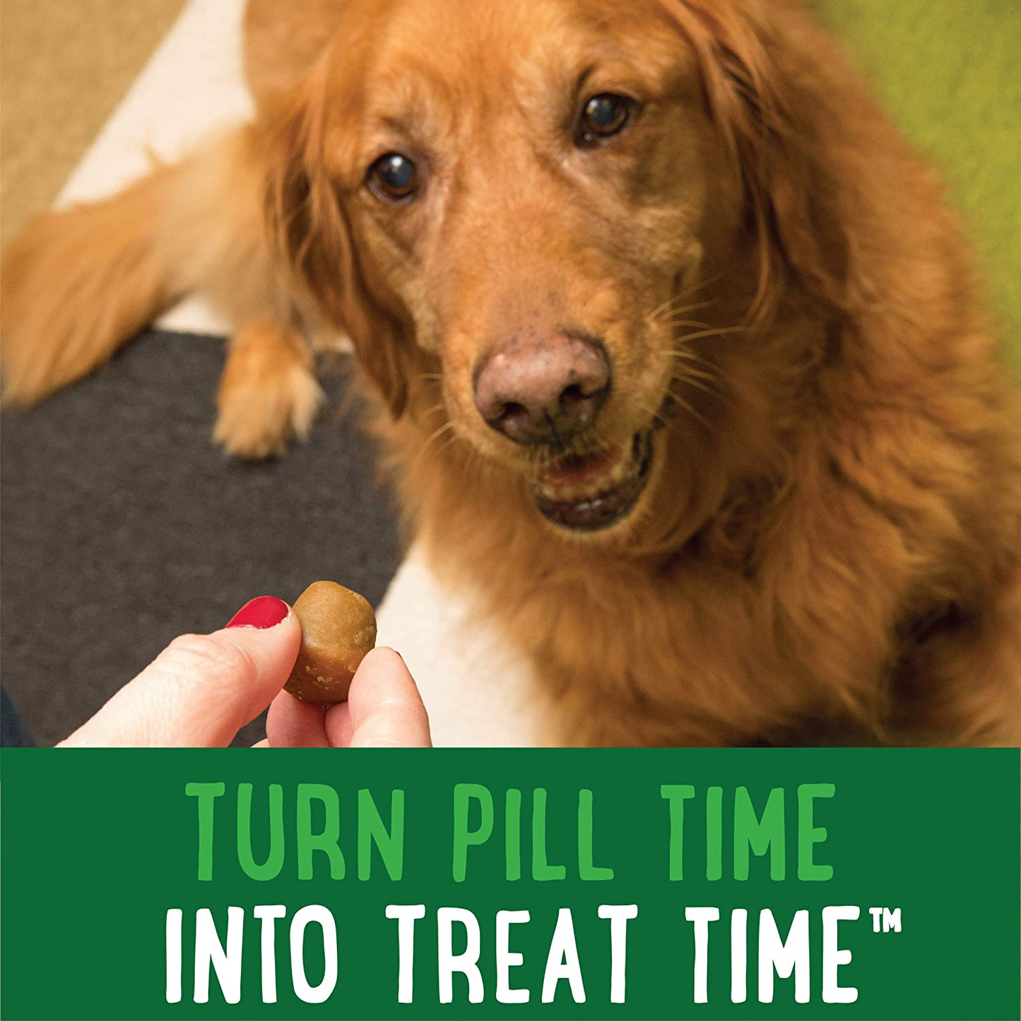 GREENIES Pill Pockets Natural Dog Treats, Capsule Size, Chicken Flavor