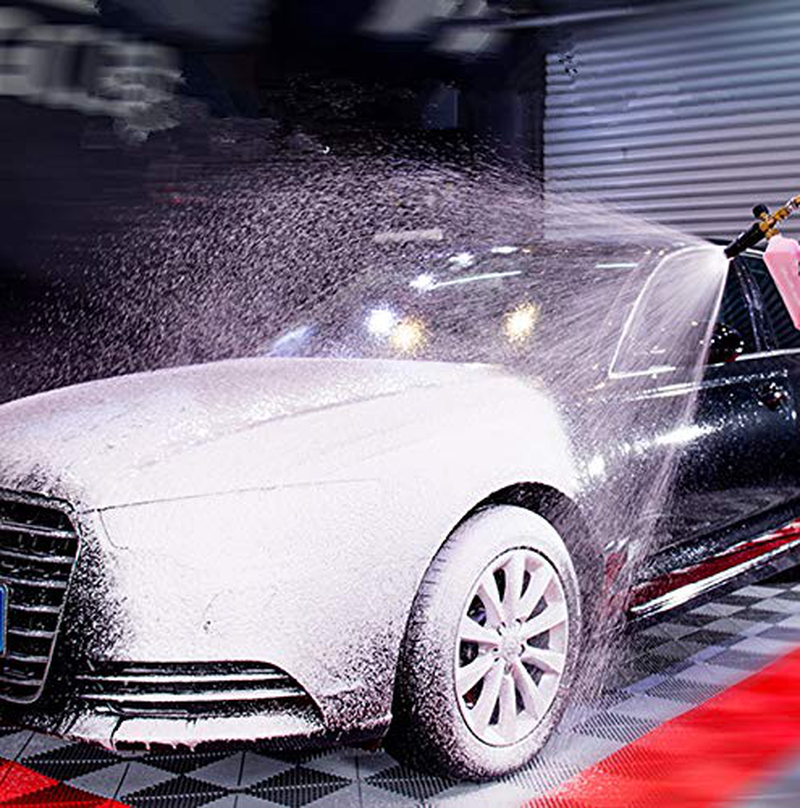 Twinkle Star Pressure Washer Gun Snow Foam Lance Cannon Foam Blaster, with Pressure Washer Nozzle Tip, Jet Wash Gun