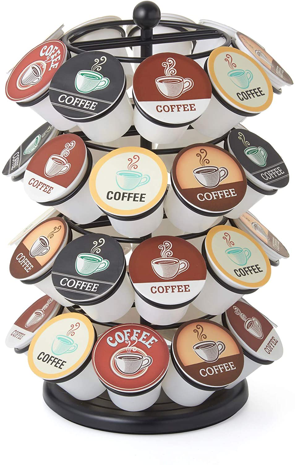 K-Cup Carousel - Holds 35 K-Cups in Black