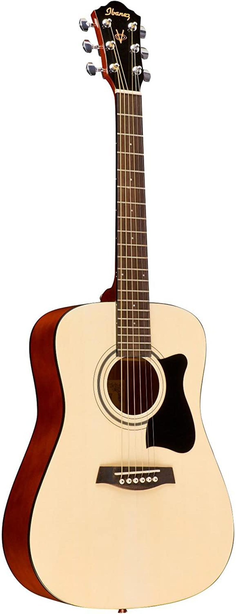 Ibanez 6 String Acoustic Guitar Pack, Right Handed, Natural Gloss (IJV30)