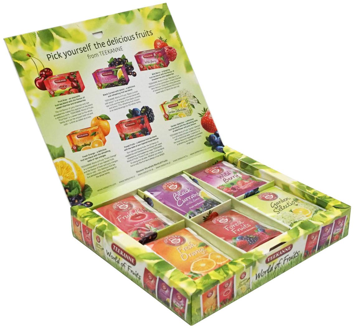 Teekanne World of Fruits VARIETY Box of Tea 30 Tea Bags