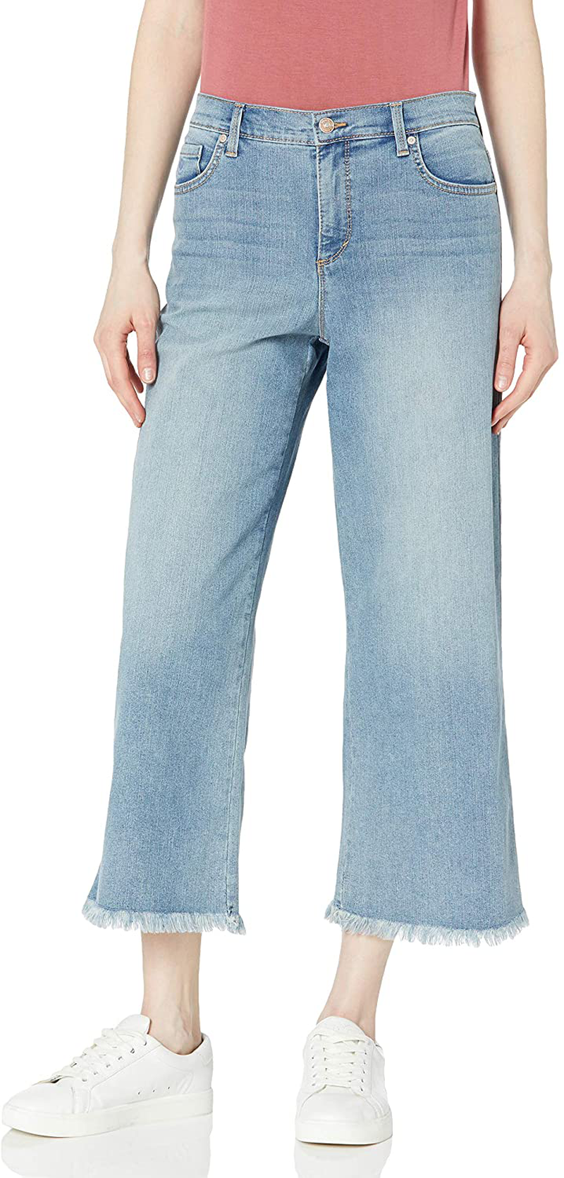 Gloria Vanderbilt Women's Amanda Wide Leg Crop Length Jean