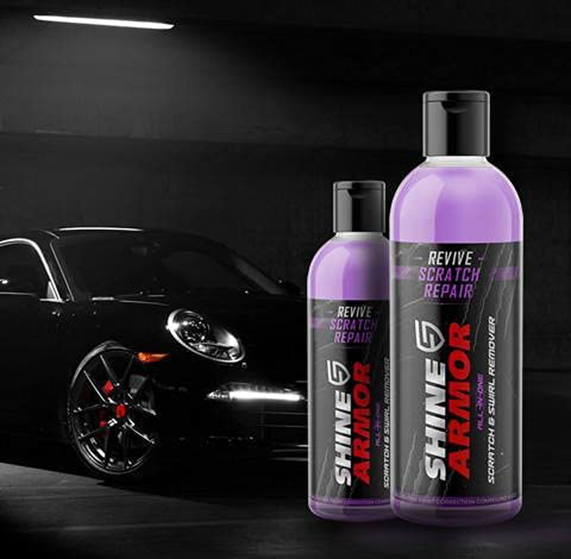 SHINE ARMOR Car Scratch Remover, Repair, Protection, & Swirl Remover Polish, 4oz