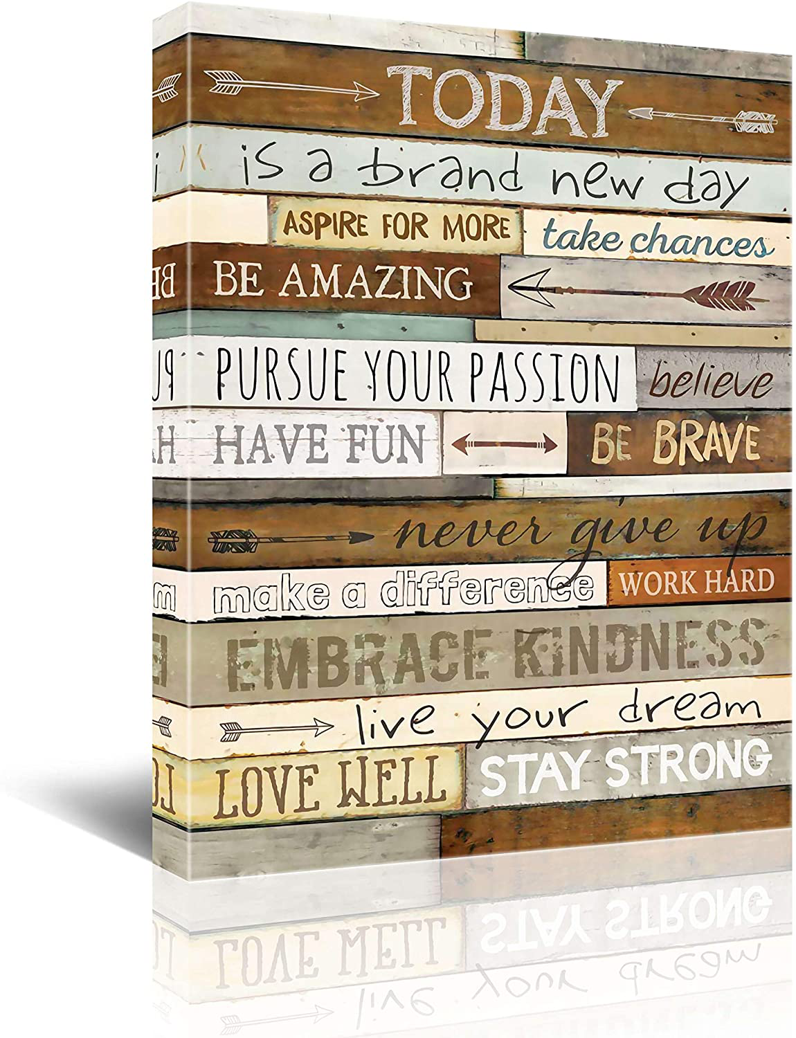 Inspirational Wall Art with Office Wall Decor for Bedroom Teen Girl Wall Pictures for Living Room Wall Decor for Bedroom Word Artwork for Home Walls Teenage Girl Room Decor 12x16