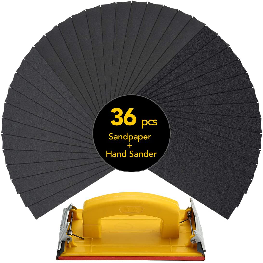 120 To 3000 Assorted Grit Sandpaper for Wood Furniture Finishing, Metal Sanding and Automotive Polishing, Dry or Wet Sanding