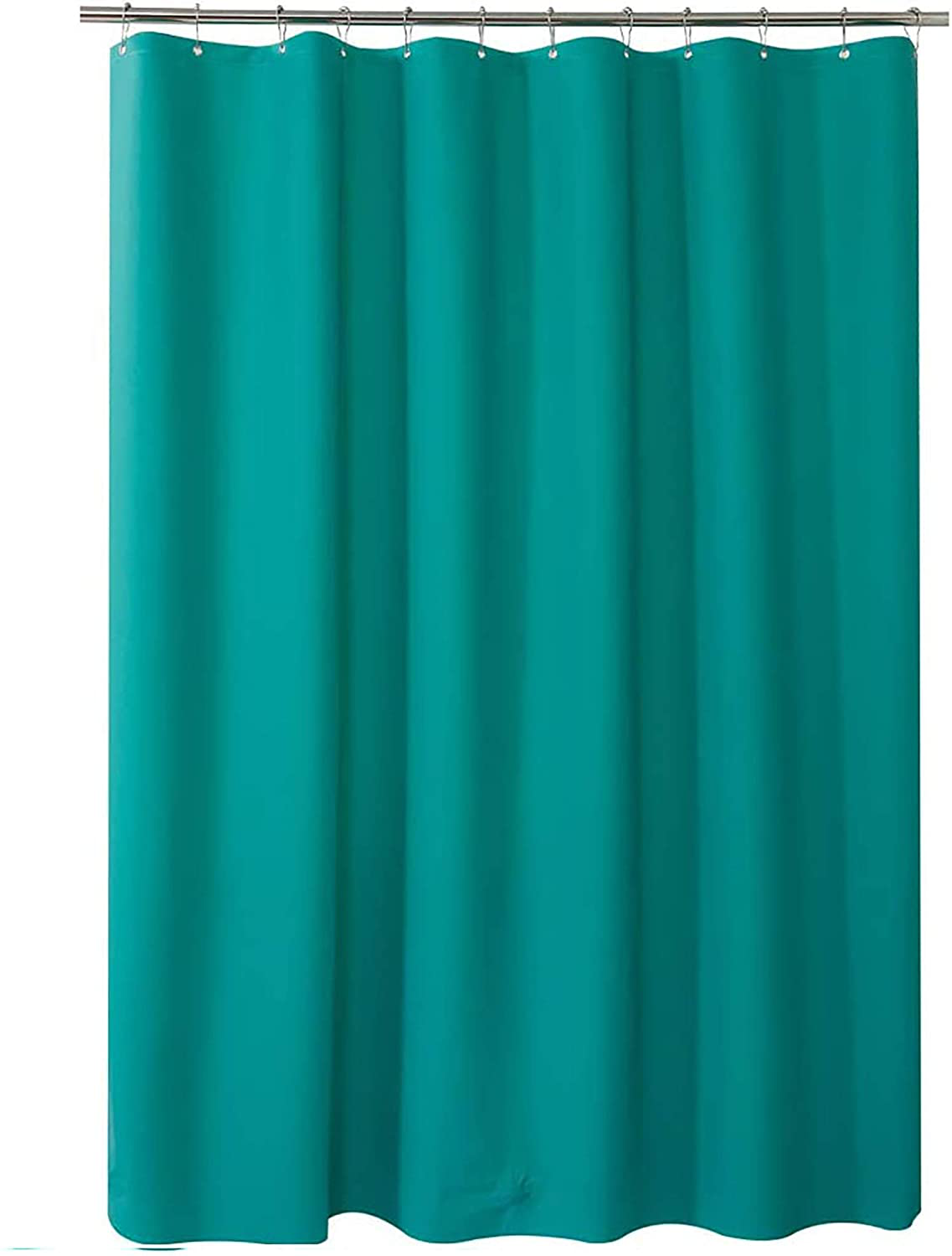 AmazerBath Plastic Shower Curtain Liner, Thick Bathroom Shower Curtains with Heavy Duty Clear Stones and Grommet Holes
