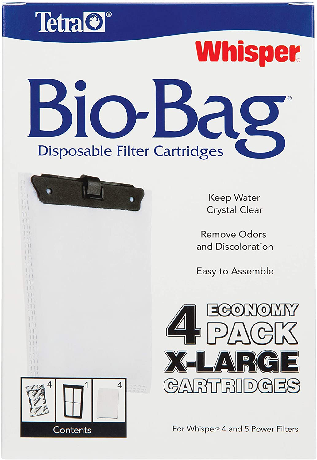 Tetra Whisper Bio-Bag Filter Cartridges For Aquariums - Unassembled