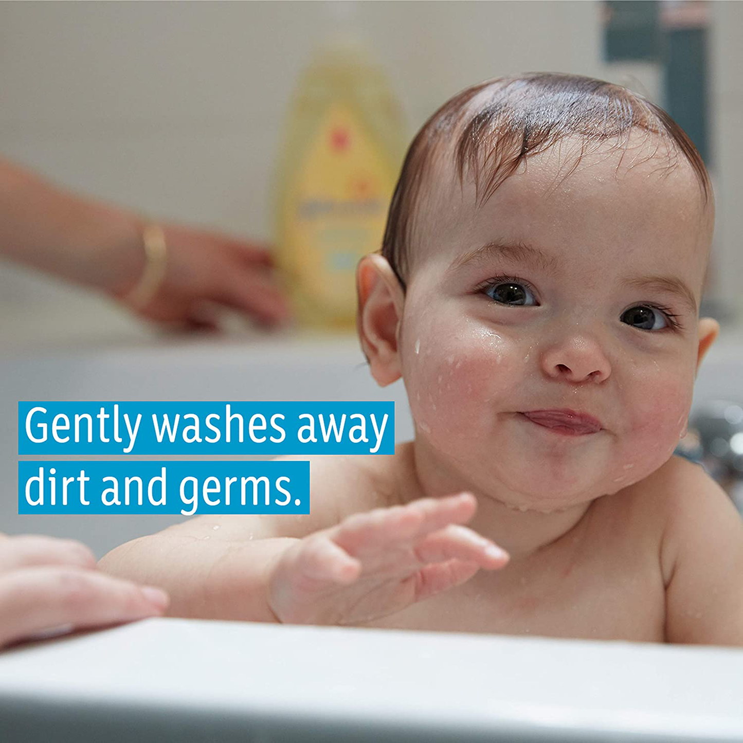 Johnson's Head-To-Toe Gentle Tear-Free Baby & Newborn Wash & Shampoo, Sulfate, Paraben- Phthalate & Dye-Free, Hypoallergenic Wash for Sensitive Skin & Hair