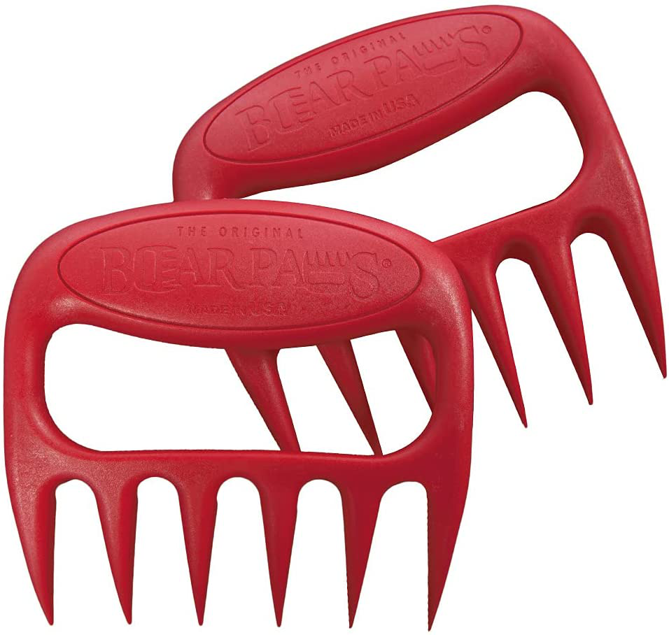 The Original Bear Paws Shredder Claws - Easily Lift, Handle, Shred, and Cut Meats - Essential for BBQ Pros - Ultra-Sharp Blades and Heat Resistant Nylon