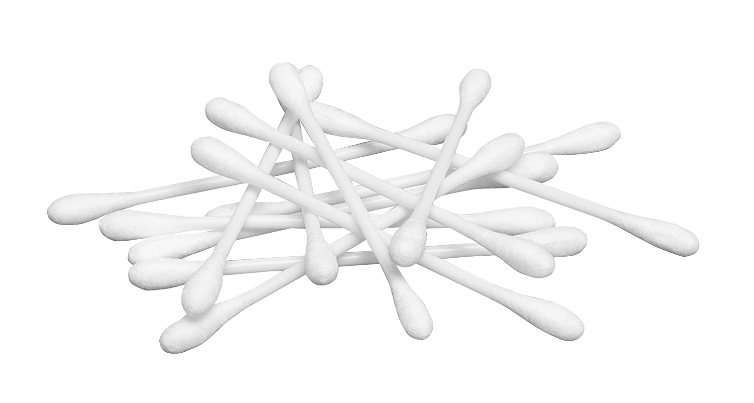 Diane Cotton Swabs - Pack of 375 – 100% Real Cotton Tip Sticks – Soft, Gentle on Face, Makeup, and Beauty Applicator, Nail Polish Removal – 3 Inches Long, DEE031