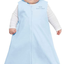 HALO 100% Cotton Muslin Sleepsack Wearable Blanket, Blue Twine Hedgehog Applique, Large