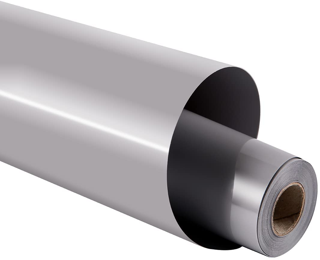 Adhesive Heat Transfer Vinyl for T-Shirts 12" x 8ft Roll Glossy