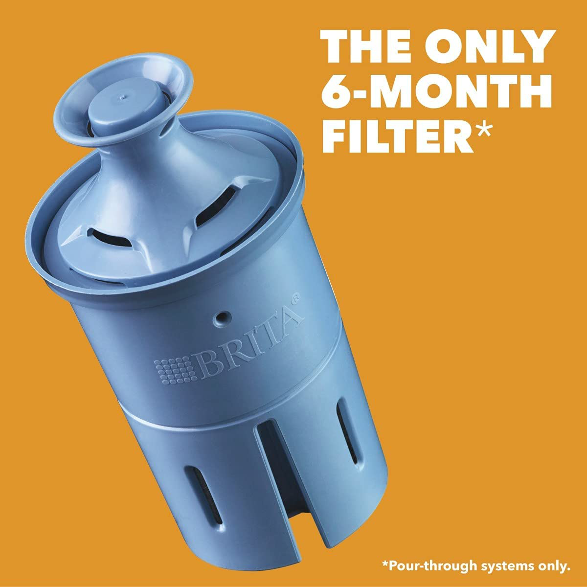 Brita Longlast+ Water Filter, Longlast+ Replacement Filters for Pitcher and Dispensers, Reduces Lead, BPA Free