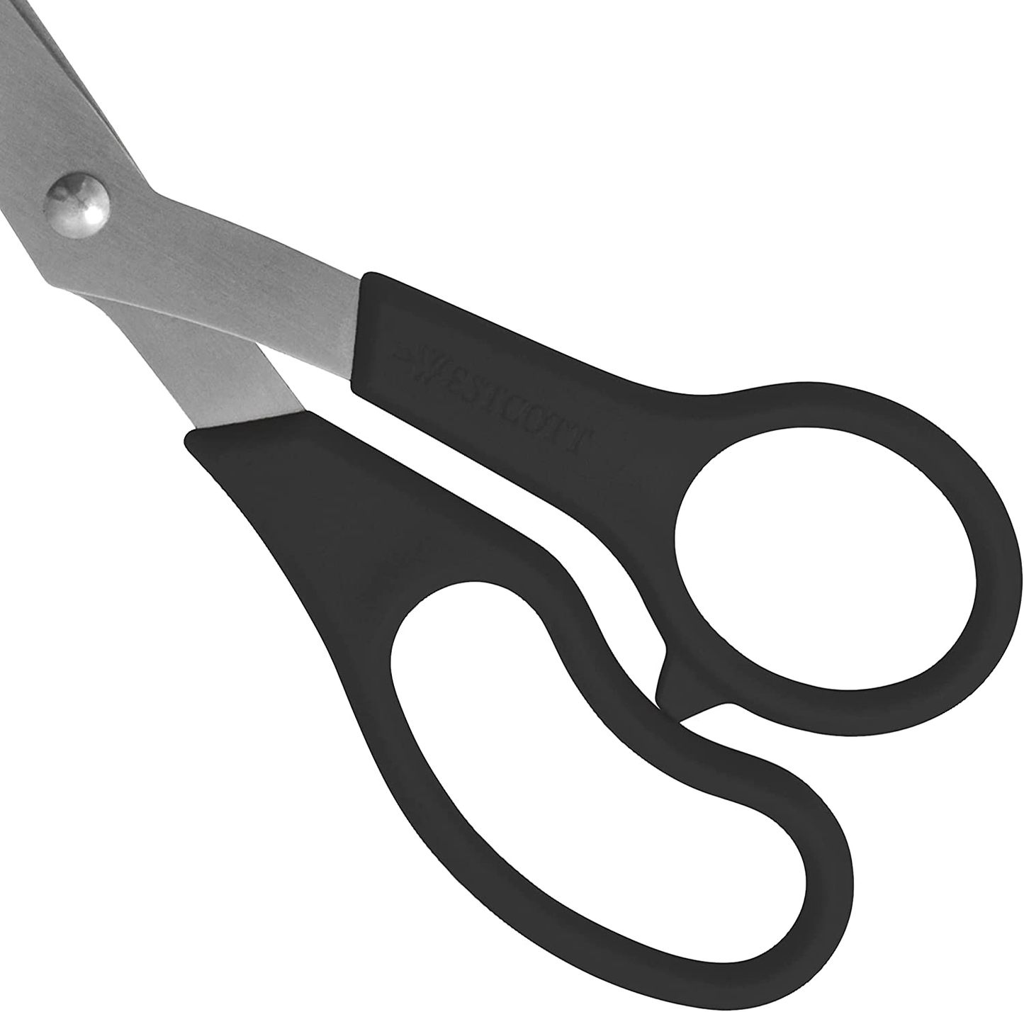 Westcott All Purpose Value Scissors, 8" Bent, Pack of 3, Black (13402)