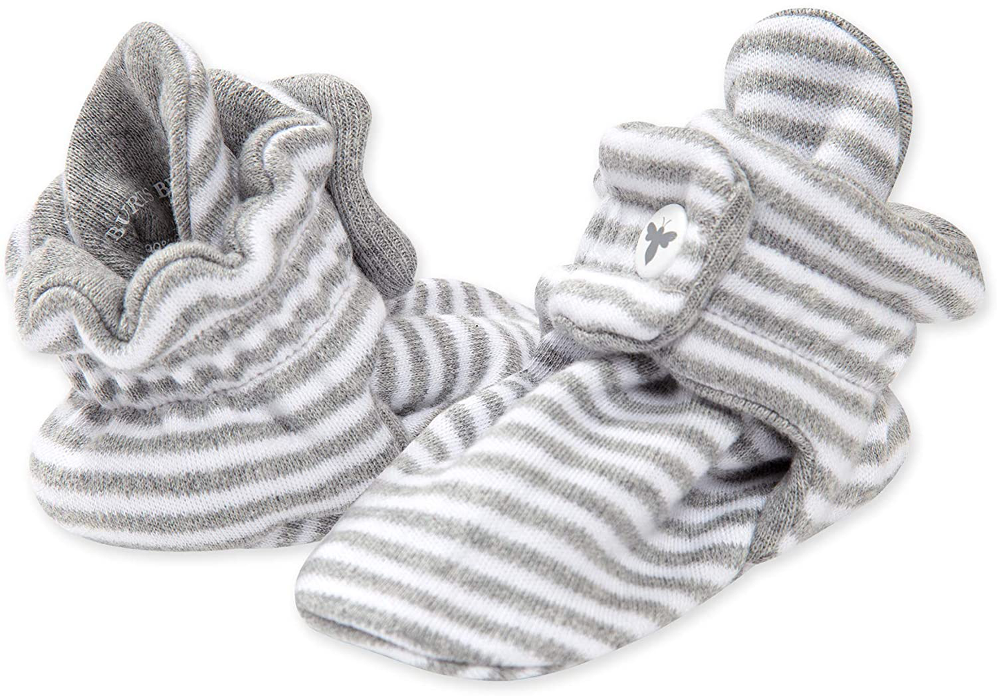 Burt'S Bees Baby Unisex Baby Booties, Organic Cotton Adjustable Infant Shoes