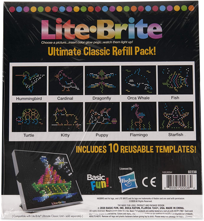 Basic Fun Lite Brite Ultimate Classic Refill Pack