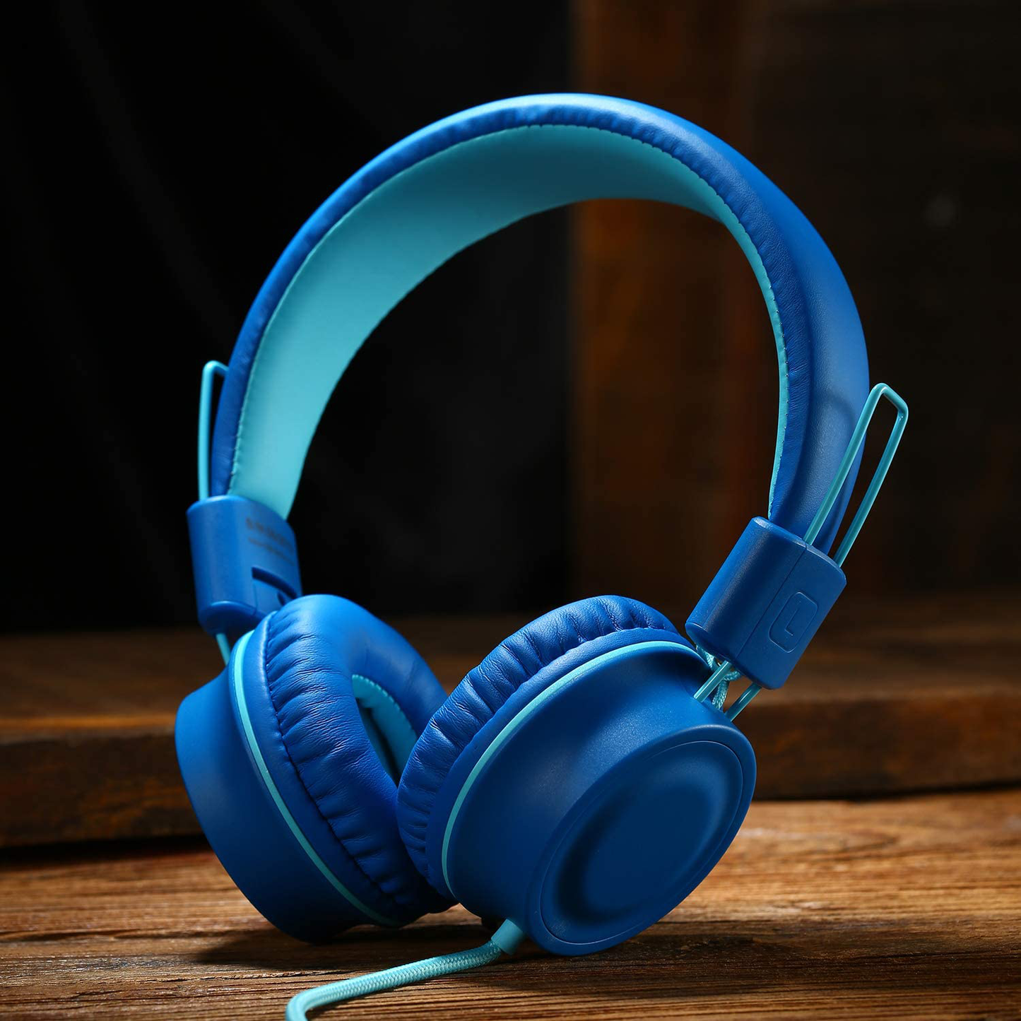 iRAG J01 Kids Headphones Foldable Stereo Tangle-Free 5ft Long Cord 3.5mm Jack Plug in Wired On-Ear Headset