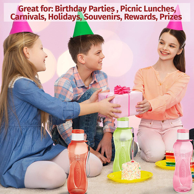 Sports Water Bottle - Milton Kids Reusable Leakproof 25 Oz 4-pack Plastic Wide Mouth Large Big Drink Bottle BPA & Leak Free With Handle Strap Carrier For Cycling Camping Hiking Gym Yoga