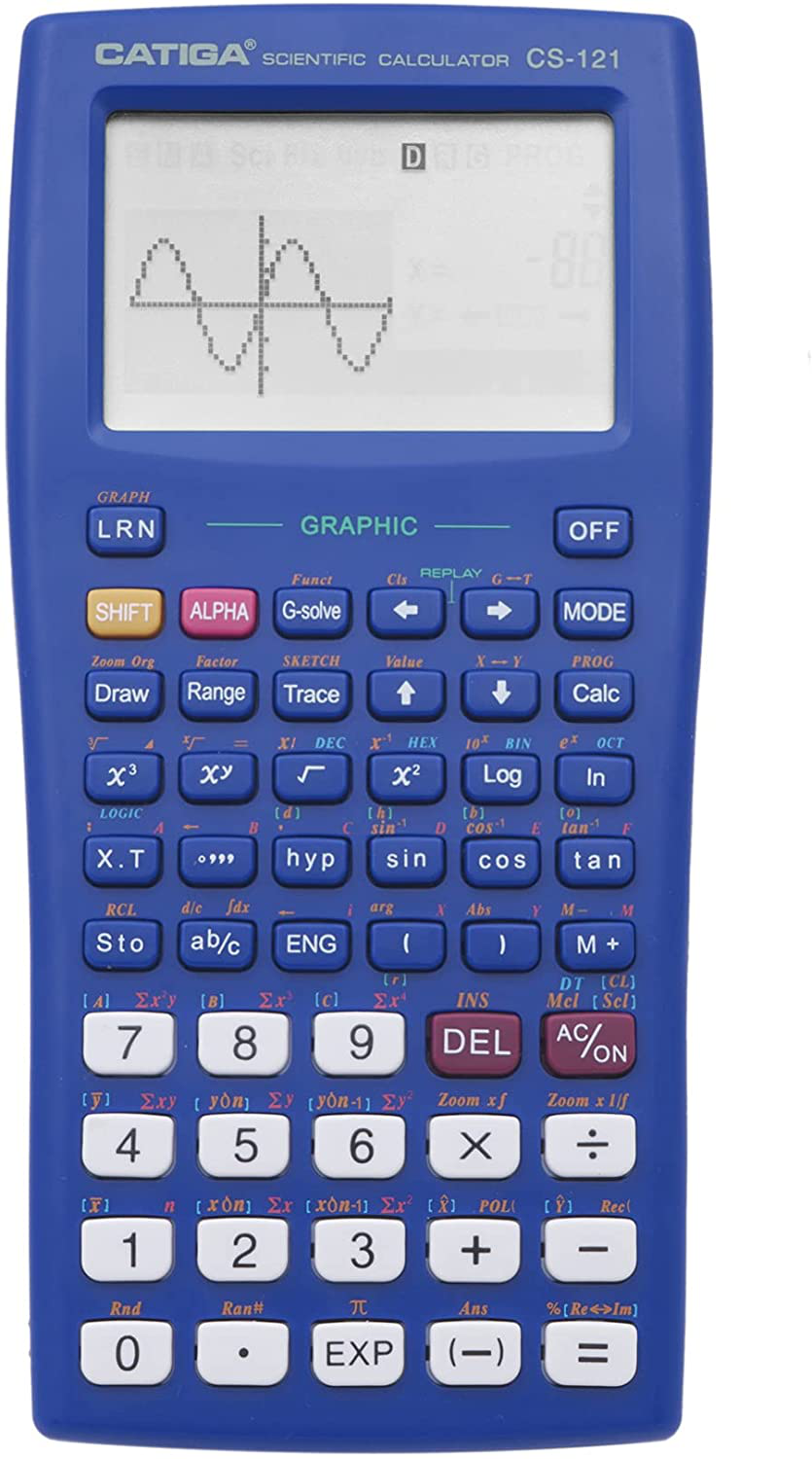 Scientific Graphic Calculator - CATIGA CS121 - Scientific and Engineering Calculator - Programmable System (Black)