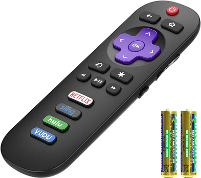 Angrox Remote Control Applicable for TCL Roku TV Remote All TCL Roku Smart LED TVs