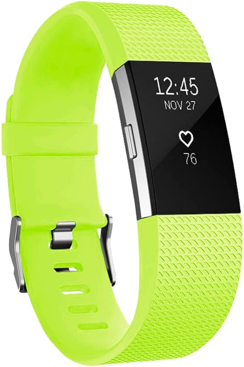 Replacement Bands Compatible for Fitbit Charge 2, Classic & Special Edition Adjustable Sport Wristbands