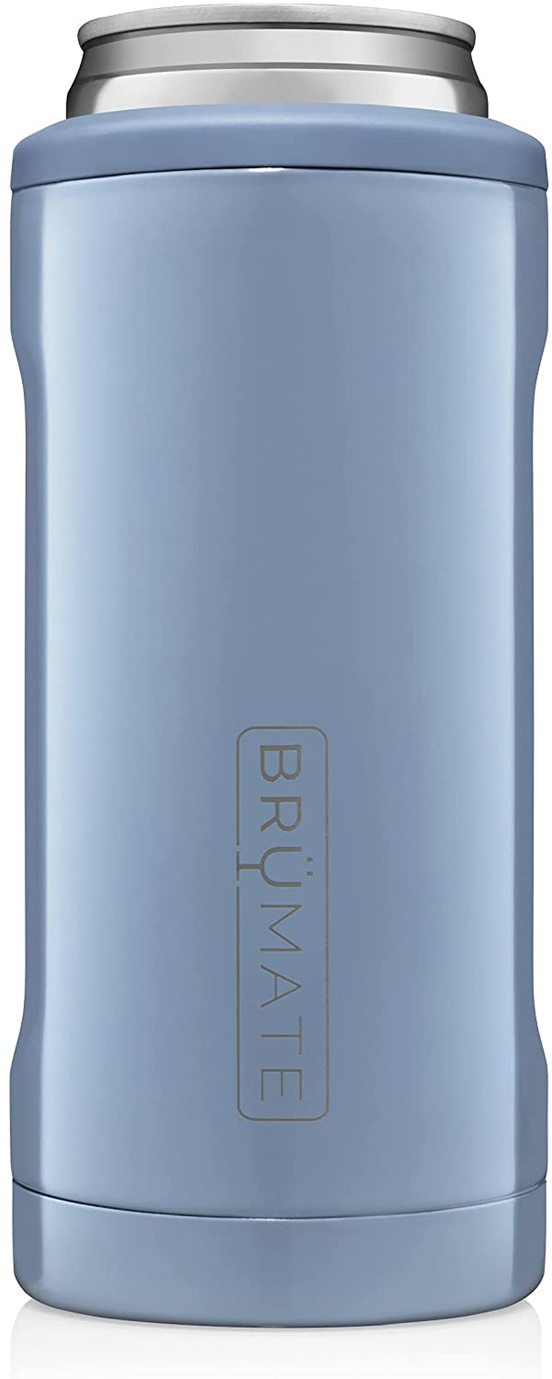 BrüMate Hopsulator Slim Double-walled Stainless Steel Insulated Can Cooler for 12 Oz Slim Cans