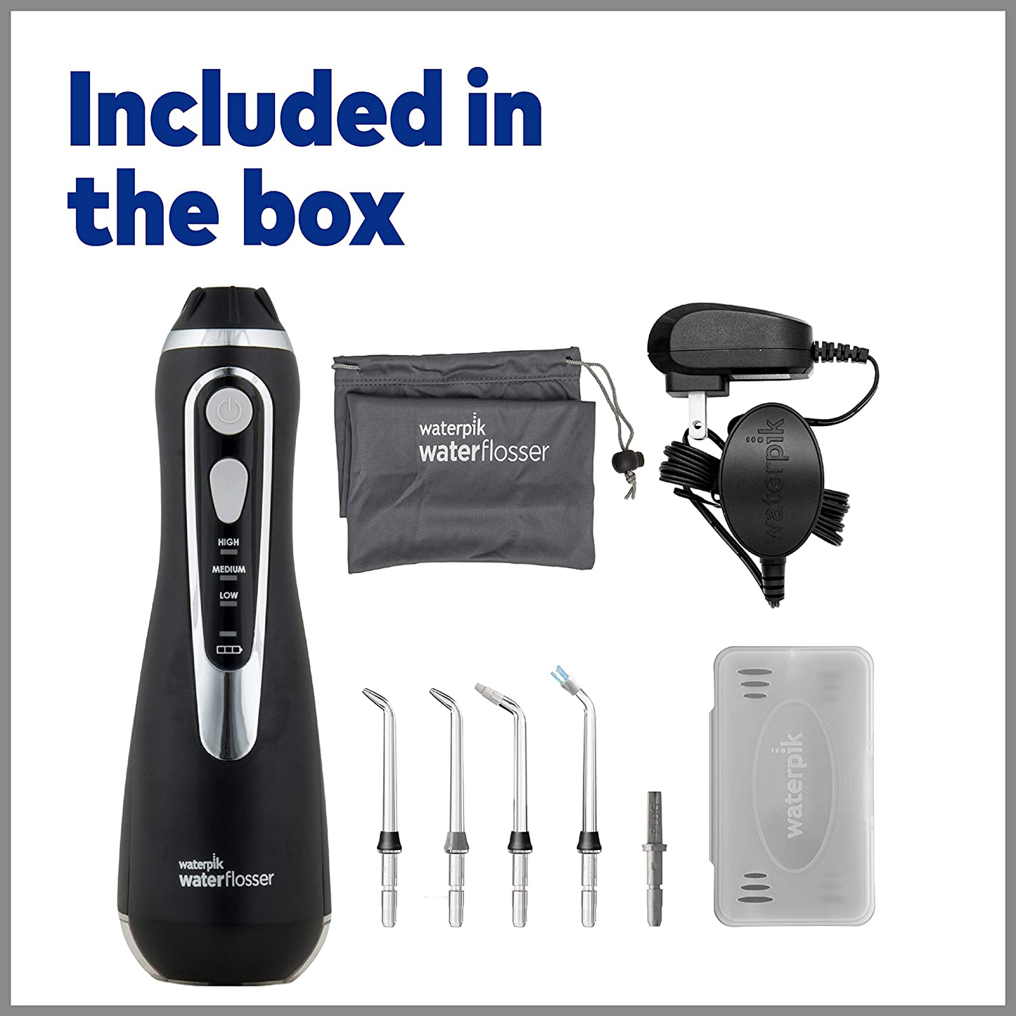 Waterpik Cordless Water Flosser Rechargeable Portable Oral Irrigator for Travel & Home - Cordless Advanced