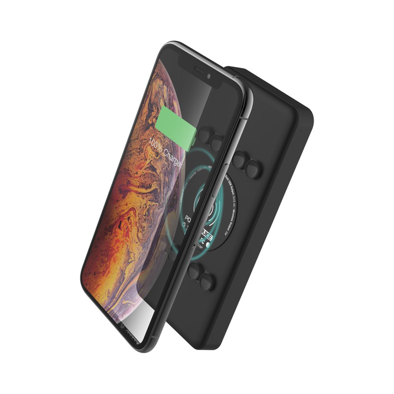 10K Plus, 3-In-1 10,000 mAh Portable Charger with High-Speed Wireless Charging
