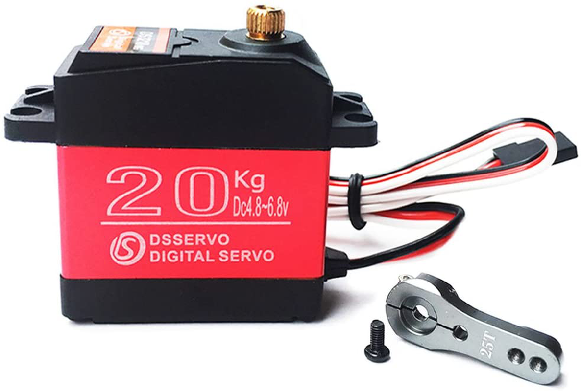 ANNIMOS 20KG Digital Servo High Torque Full Metal Gear Waterproof for RC Model DIY, DS3218MG,Control Angle 270°