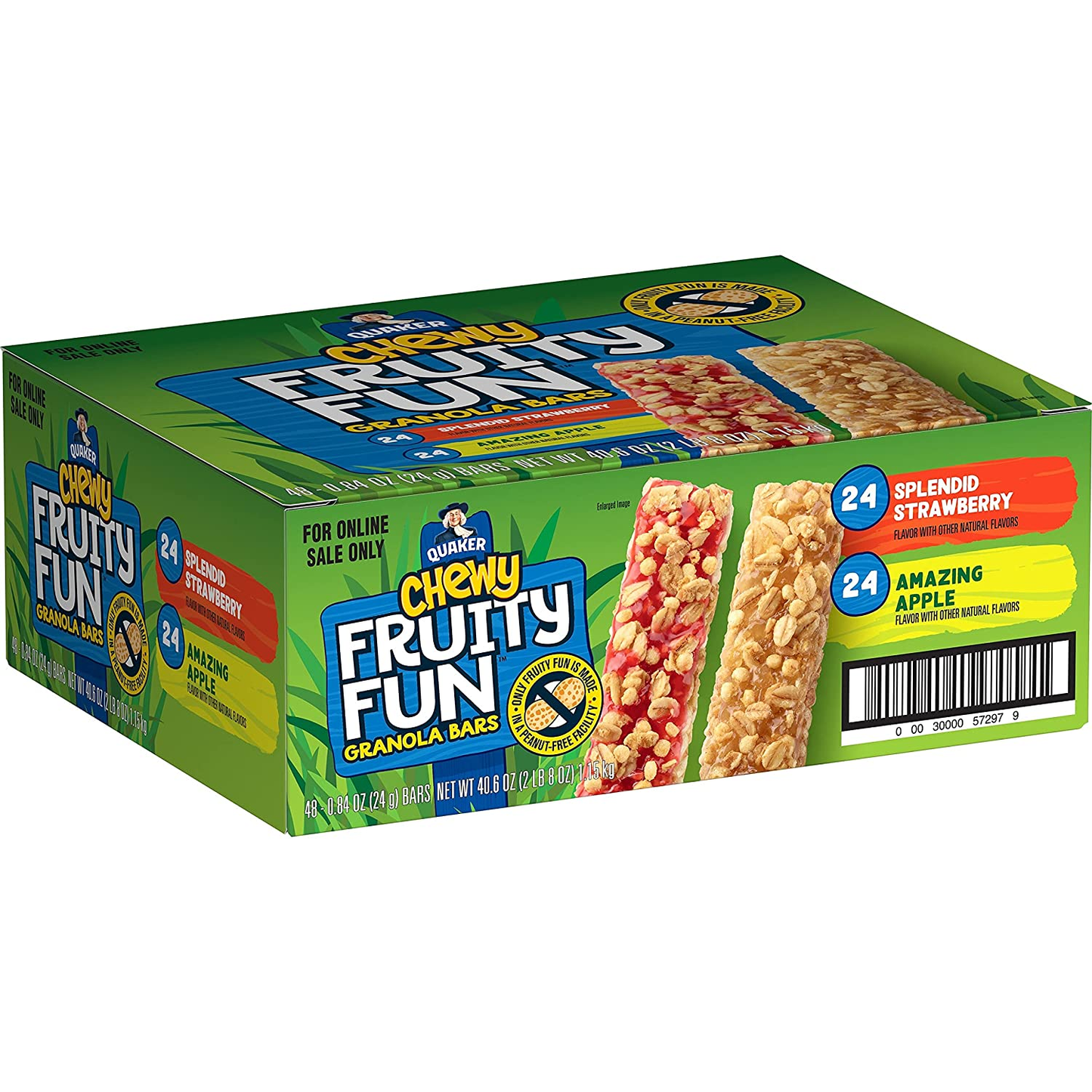 Quaker Chewy Granola Bars, Chewy & Dipps Variety Pack, (58 Bars)