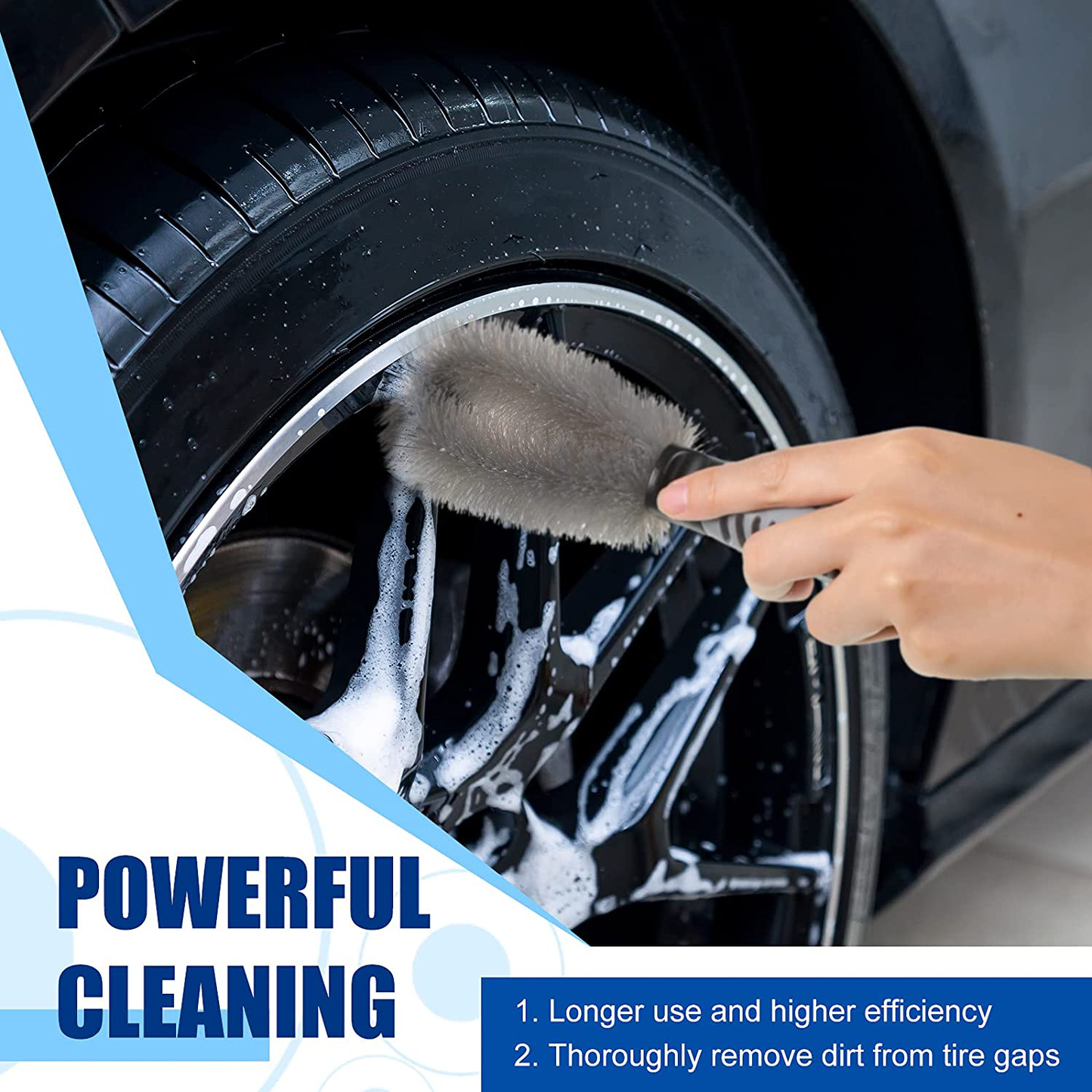 15 Pieces Car Wash Cleaning Tools Kit with Bucket Accessories Car Detailing Cleaning Brushes Kit Car Interior Washing Tool Set Car Wash Kit with Sponge, Towel, Double Head Duster for Truck Motorcycle