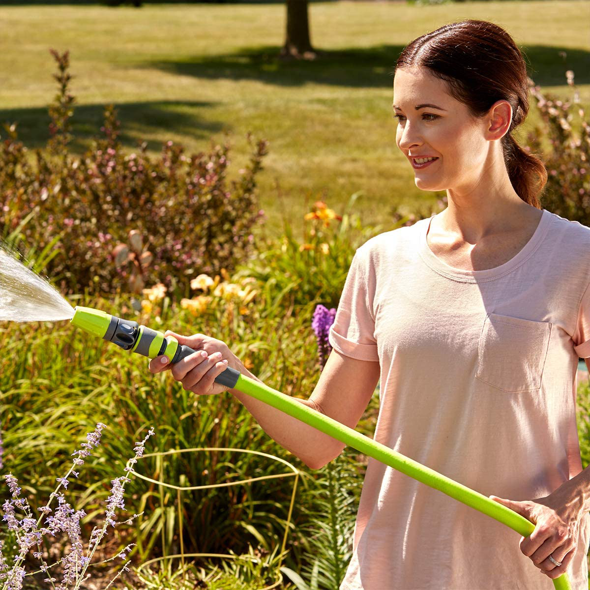 Flexzilla HFZG575YW-E Garden Lead-in Hose 5/8 in. x 75 ft, Heavy Duty, Lightweight, Drinking Water Safe, HFZG575YW