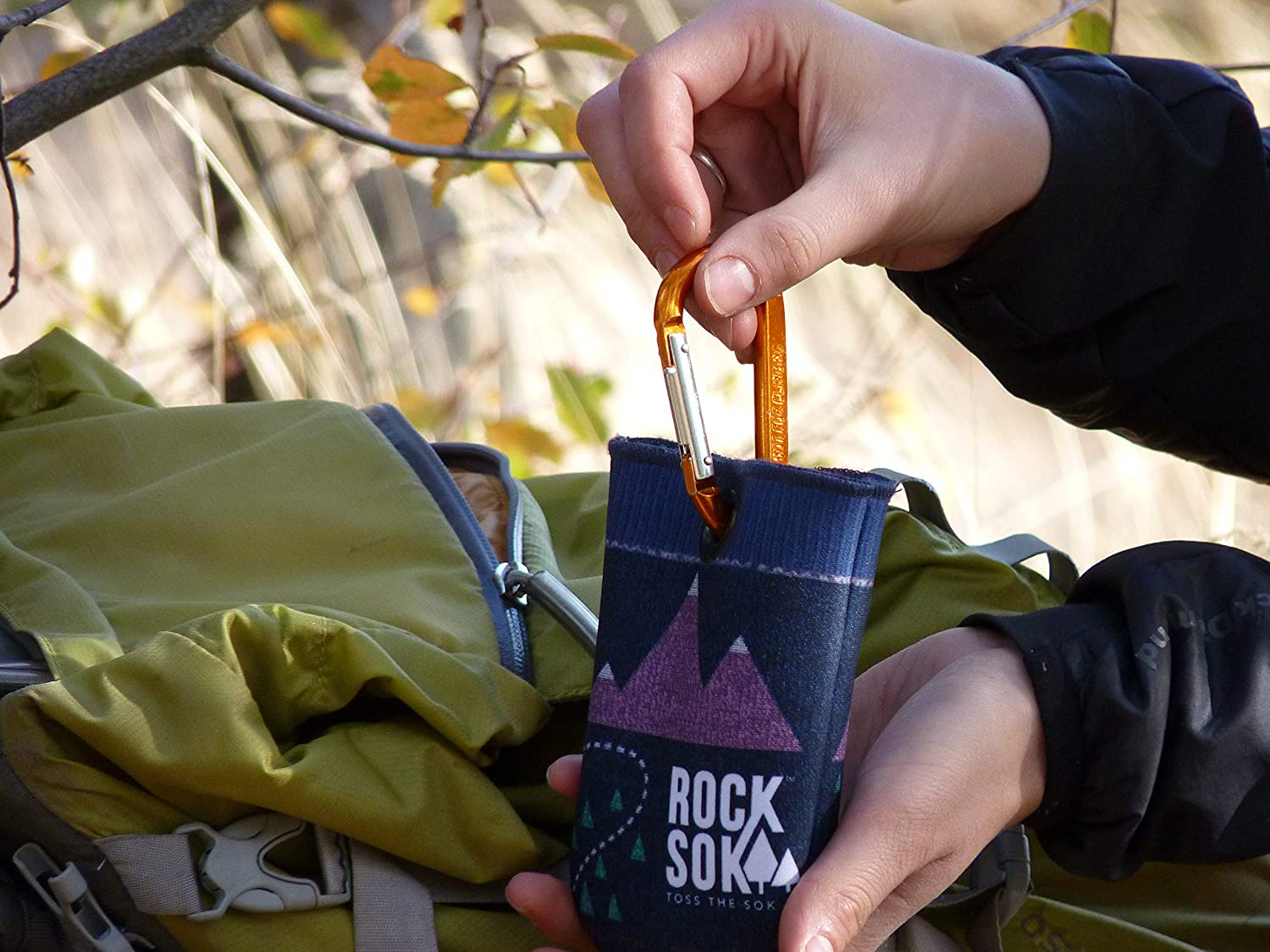 Selkirk Design Ultralight Food Bag Hanging System - Includes a Waterproof Bear Bag, Pulley System with Paracord Nylon Ropes & Carabiners, Rock Sok, and Instructions