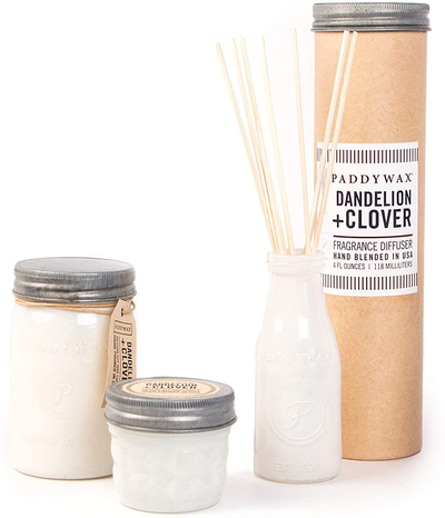 Paddywax Candles RJ812Z Relish Collection Scented Candle, 9.5-Ounce, Dandelion + Clover