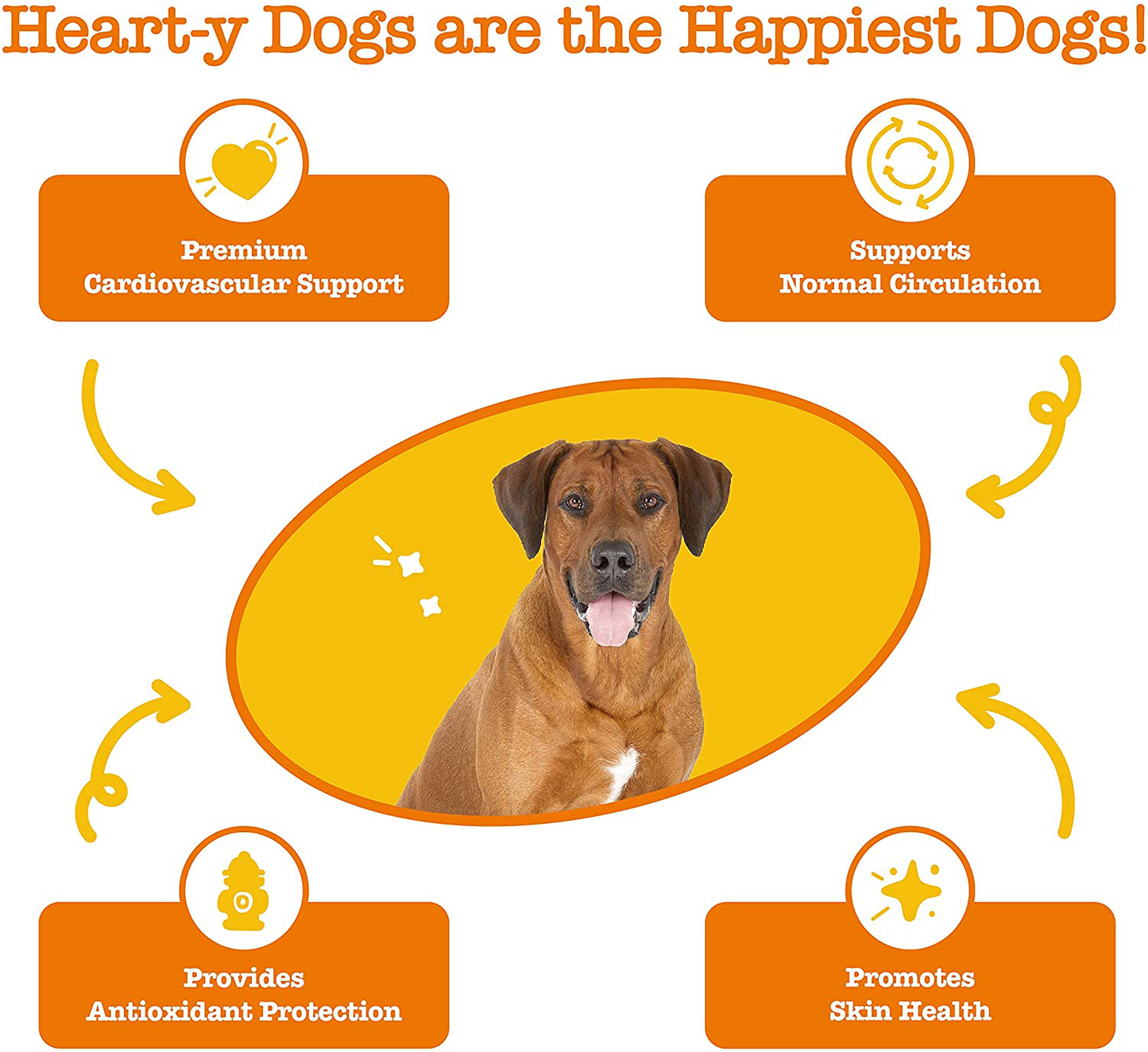 Zesty Paws Cardiovascular Soft Chews for Dogs - with AlaskOmega Fish Oil with Omega 3 Fatty Acids