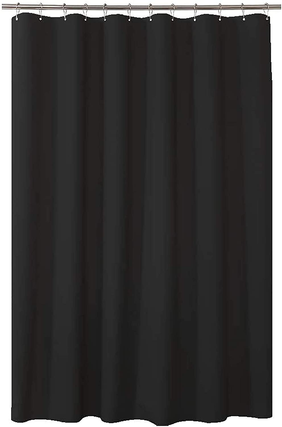 AmazerBath Plastic Shower Curtain Liner, Thick Bathroom Shower Curtains with Heavy Duty Clear Stones and Grommet Holes