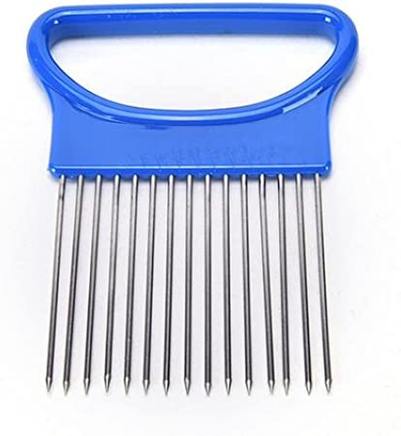 Beespring Onion Holder Slicer Stainless Steel Prongs Vegetable Tomato Cutter Kitchen Tool