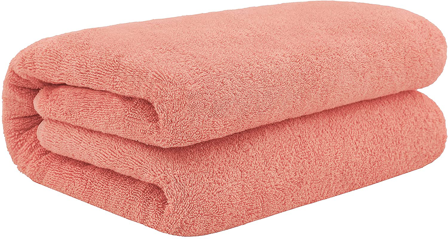 Cotton Paradise Luxurious Jumbo Bath Sheet 40x80 Inches Thick & Large 650 GSM Genuine Ringspun Cotton, Luxury Hotel & Spa Quality